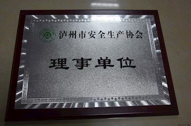 瀘州市安全生產協會“理事單位”